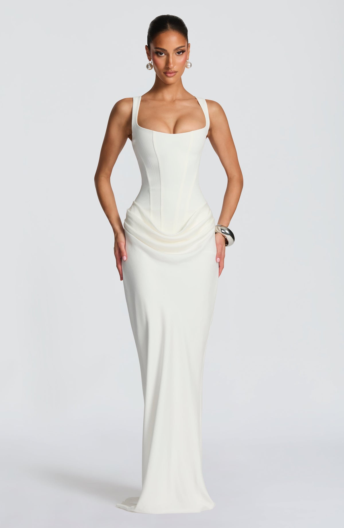 Éléonore | Vestido Maxi de Escote Cuadrado