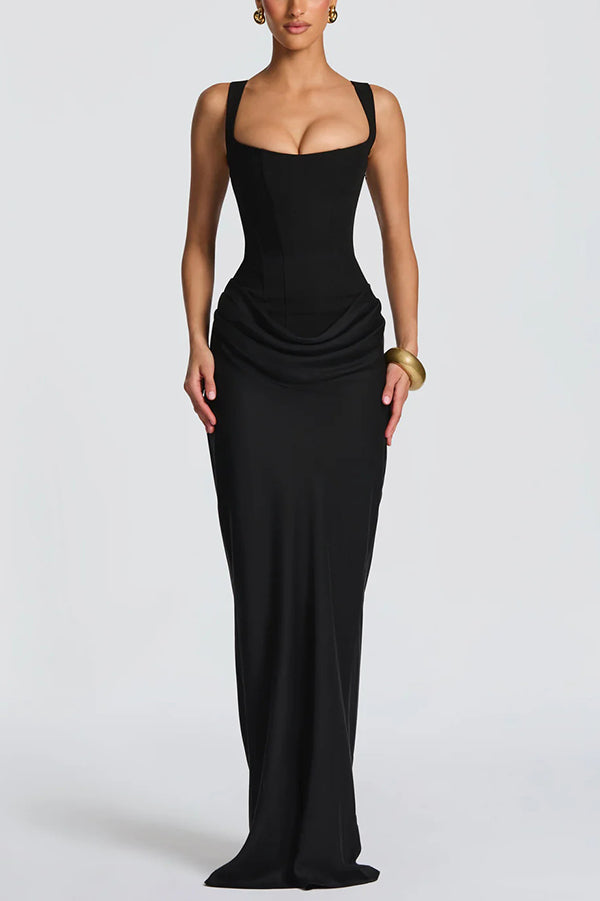 Éléonore | Vestido Maxi de Escote Cuadrado