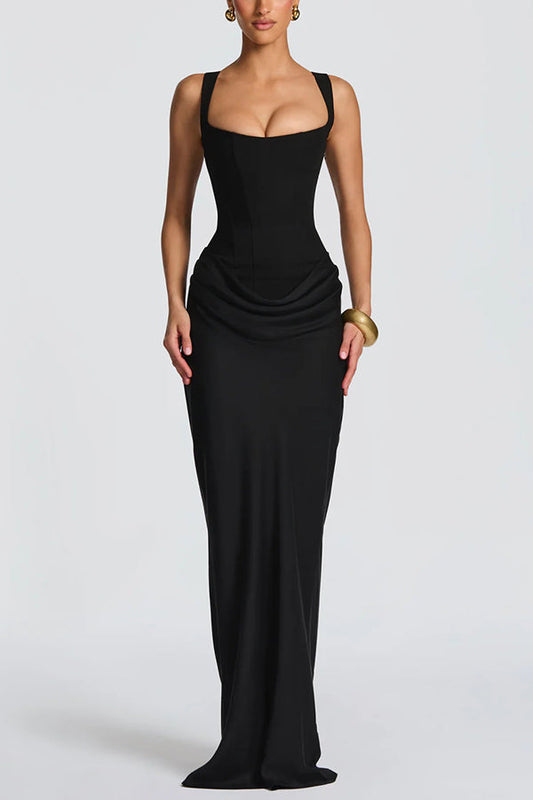 Éléonore | Vestido Maxi de Escote Cuadrado