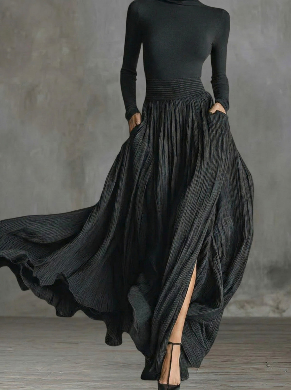 Rachel | Vestido Maxi de Talle Alto
