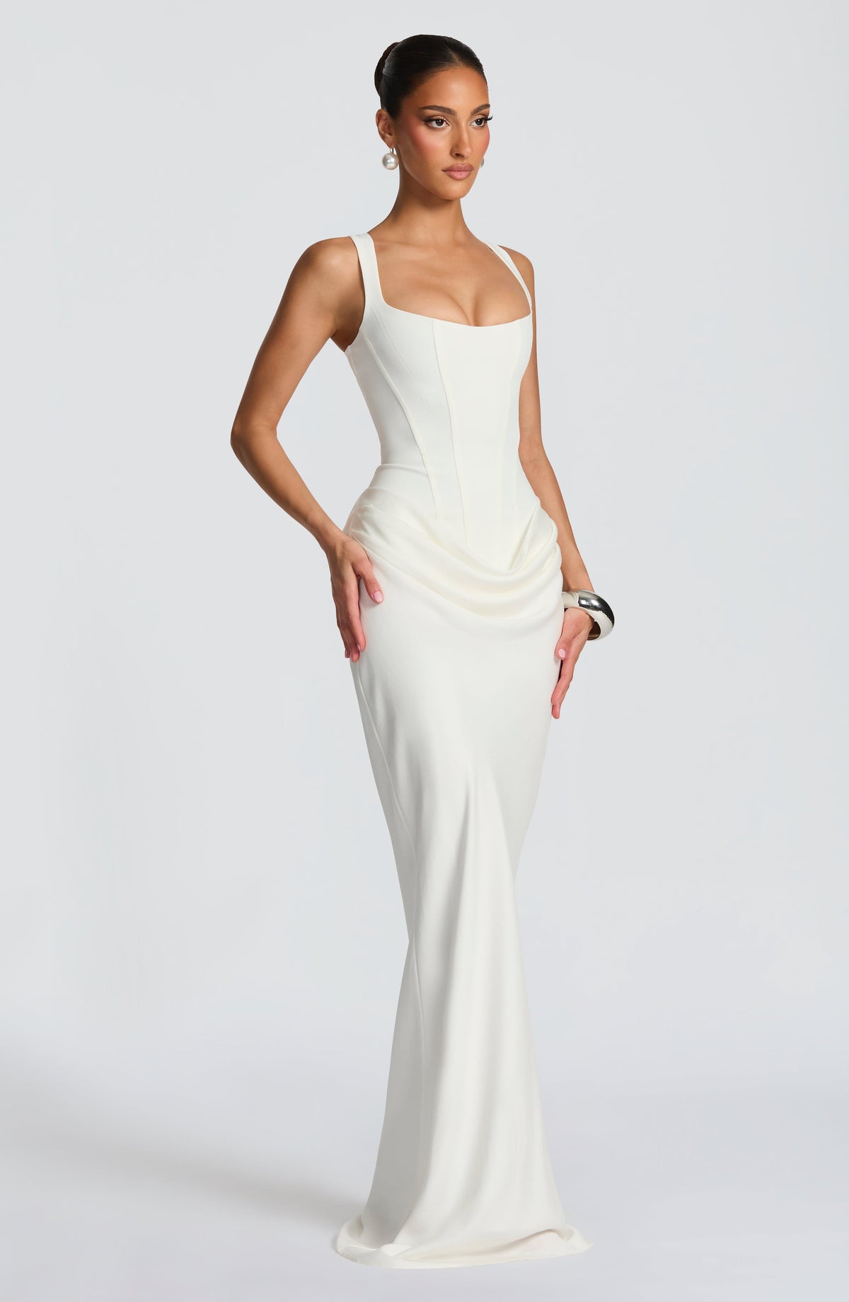 Éléonore | Vestido Maxi de Escote Cuadrado
